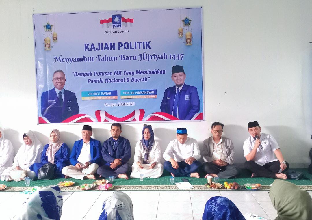 DPD PAN Cianjur Soroti Putusan MK Pisahkan Pemilu Nasional dan Daerah