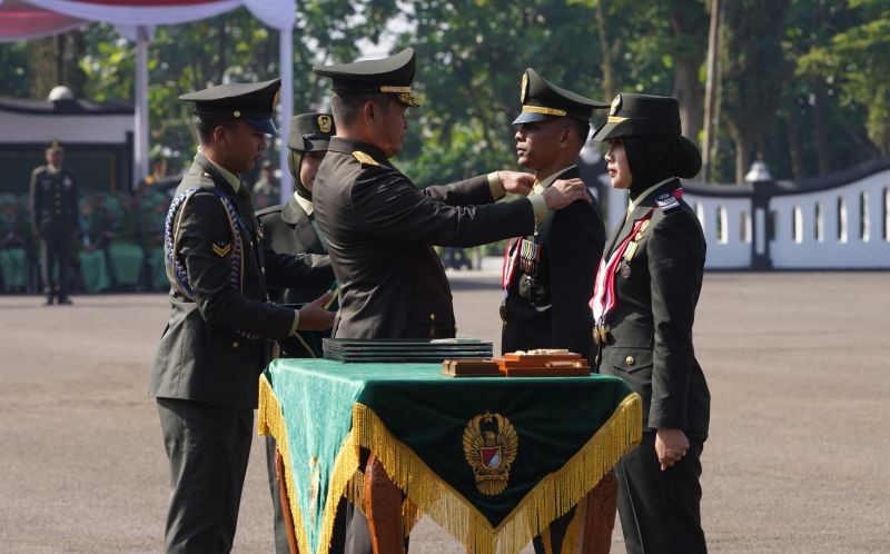 KSAD Lantik 1.064 Perwira Baru TNI AD 