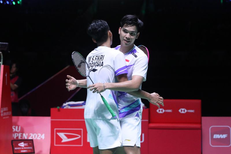 Takluk Dari Juara Dunia, Fikri/Daniel Terhenti di Semifinal