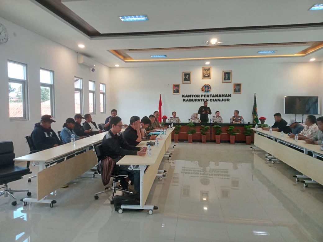 Bahas Soal Agraria, LBH Mantra Gelar Audiensi dengan ATR/BPN Cianjur 