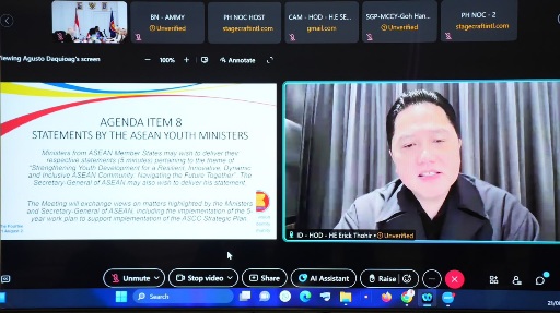 Menpora Bawa Agenda Kepemudaan Indonesia ke AMMY 2026