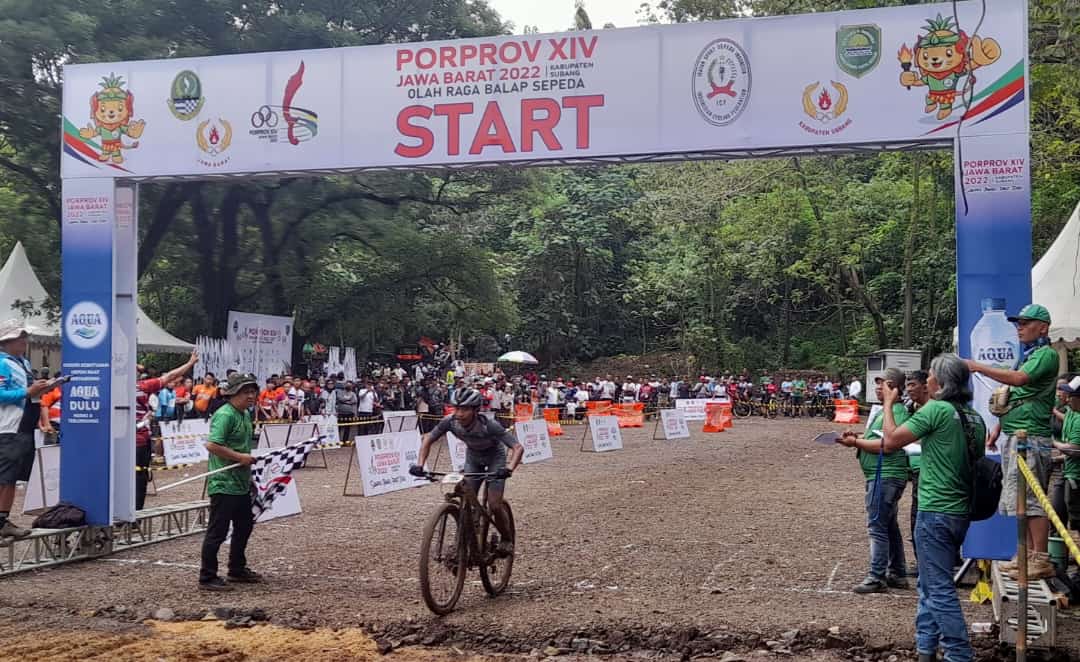 Atlet Balap Sepeda Cianjur Sumbang Medali Perak di Porprov Jabar 2022