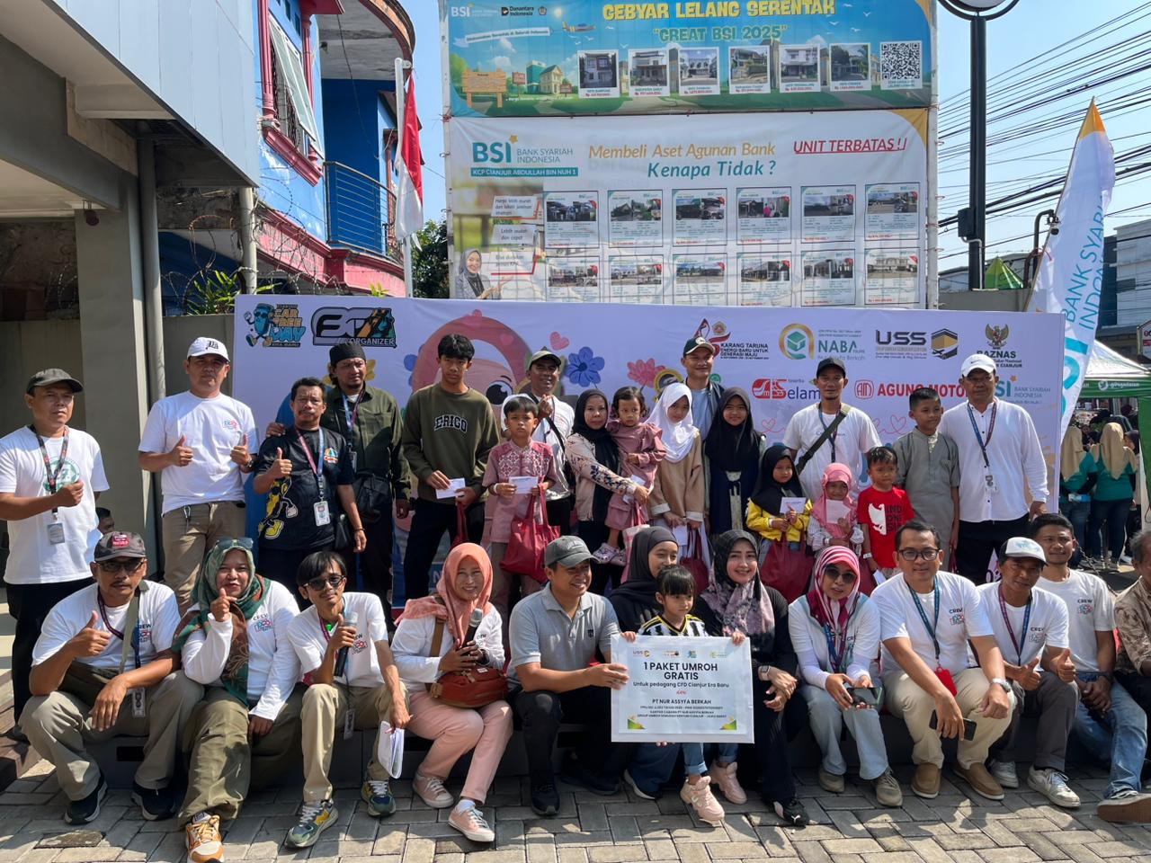 CFD Cianjur Santuni Anak Yatim dan Undi Paket Umrah Gratis