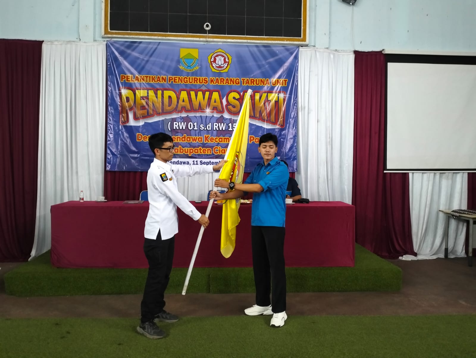 Pengurus Karang Taruna Unit Pendawa Sakti Pacet Resmi Dilantik