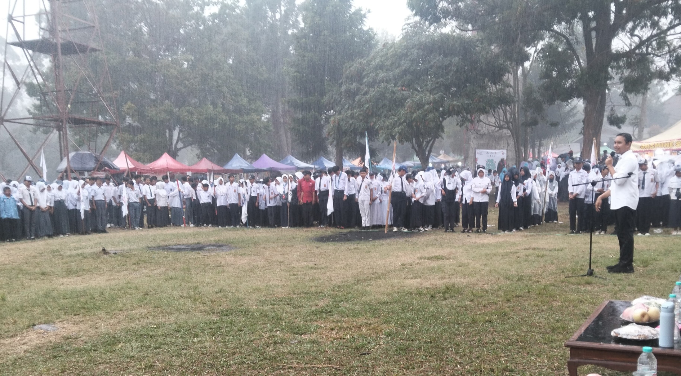 Ribuan Anggota PMR Cianjur Ikuti Pelatihan dan Pelantikan di Mandala Kitri