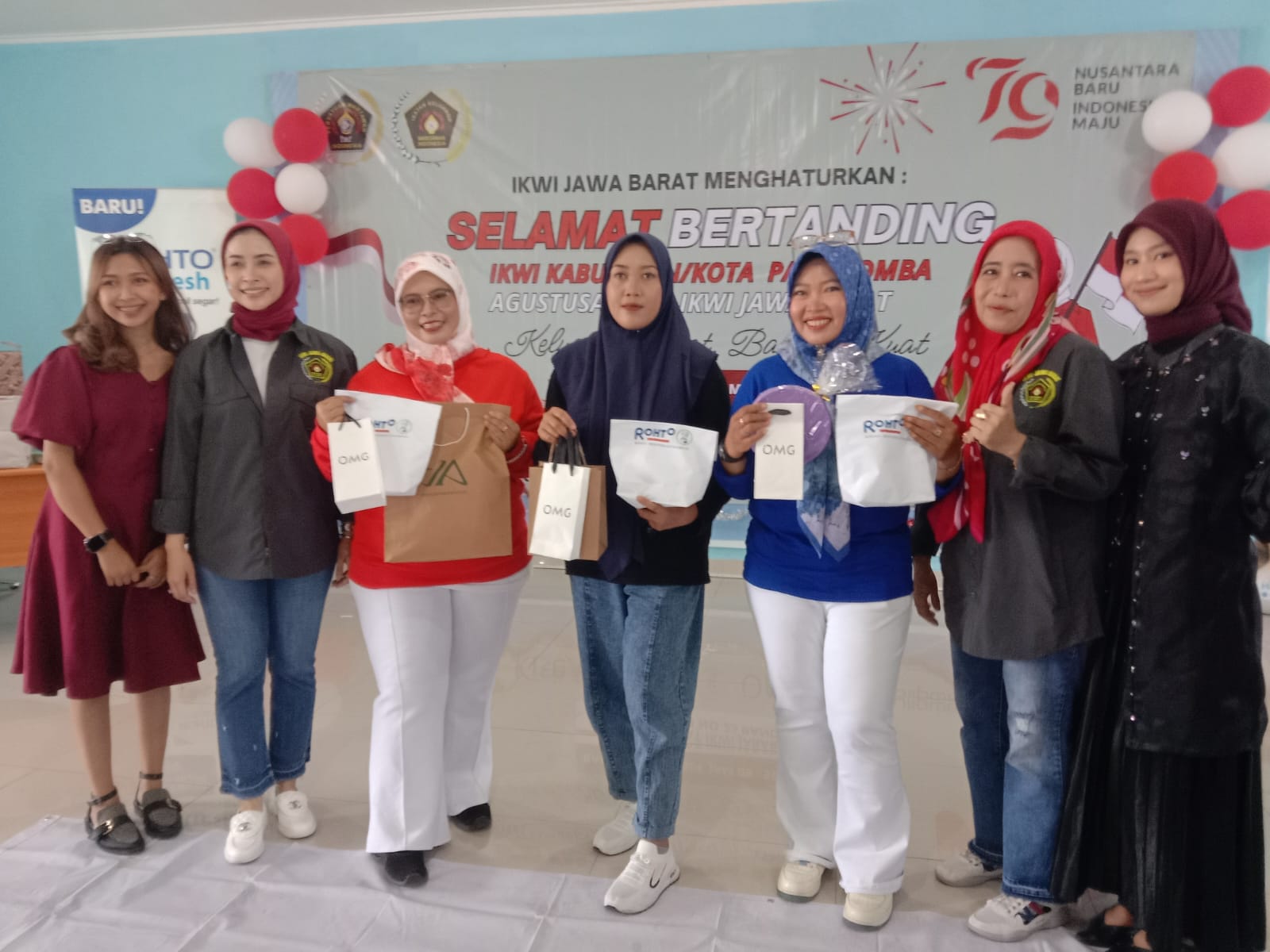 Agustusan ala IKWI Jabar, IKWI Cianjur Raih Juara Dua Lomba Beauty Class 