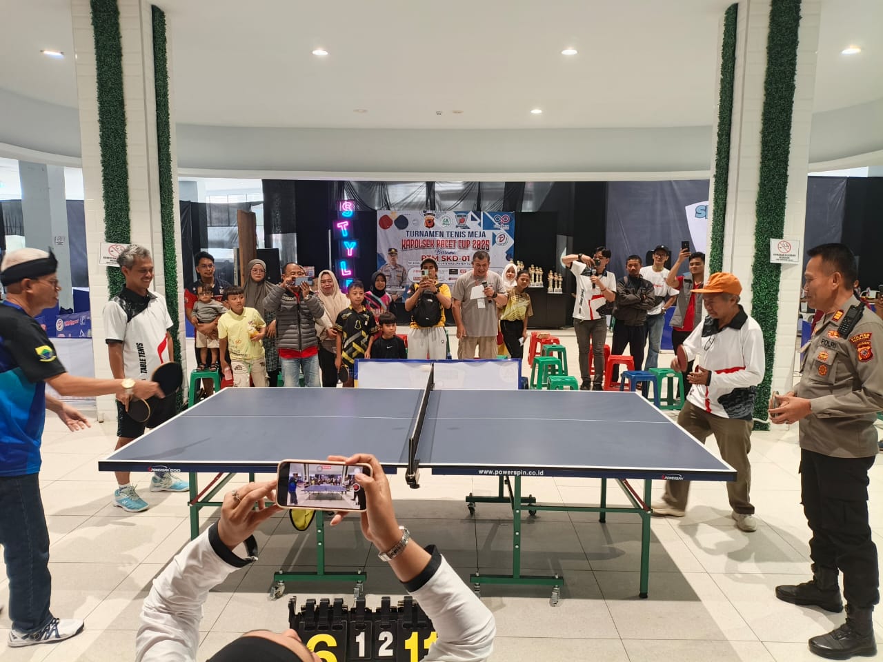 Ratusan Atlet Tenis Meja Ramaikan Kapolsek Pacet Cup 2025