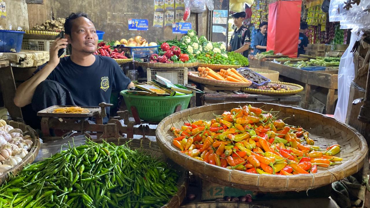 Harga Cabai di Pasar Tradisional Cianjur Merangkak Naik