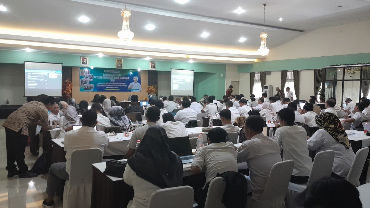 DPMPTSP Cianjur Gelar Bimtek Akselerasi Nomor Induk Berusaha