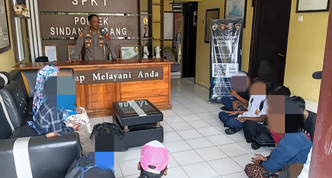 Sejumlah Pelajar di Sindangbarang Cianjur Diamankan Polisi