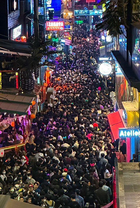 Telan Ratusan Korban Tragedi Halloween, Dimanakah Itaewon Korea Selatan?