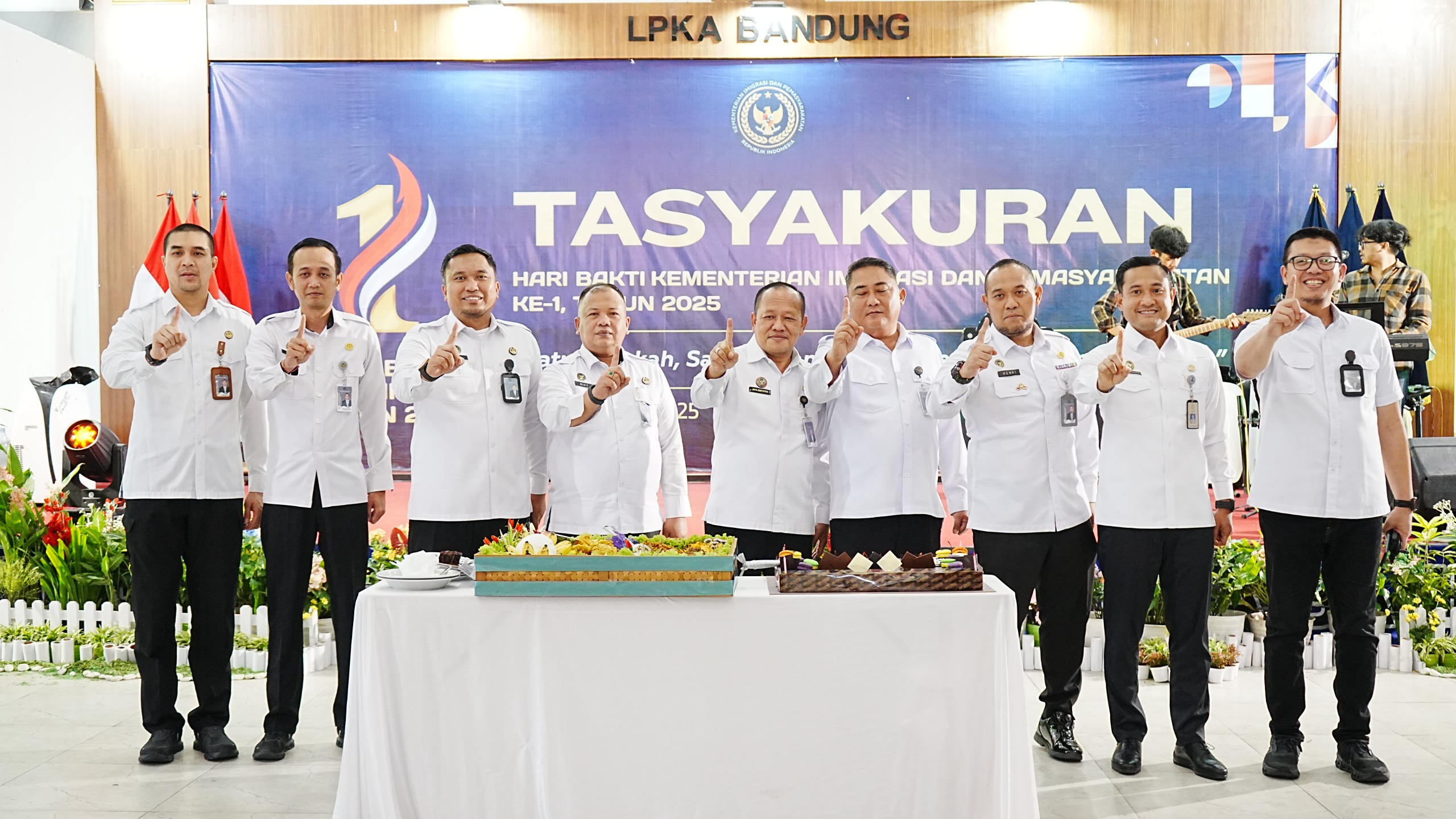 Kepala Kantor Imigrasi Cianjur Hadiri Tasyakuran Hari Bakti Kementerian Imigrasi dan Pemasyarakatan 