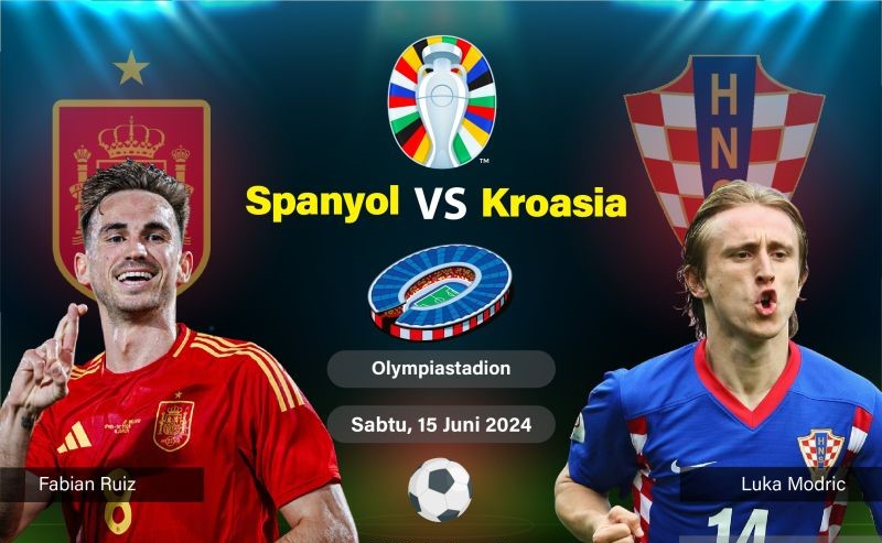 Spanyol vs Kroasia: Adu Kesabaran dan Penguasaan Bola