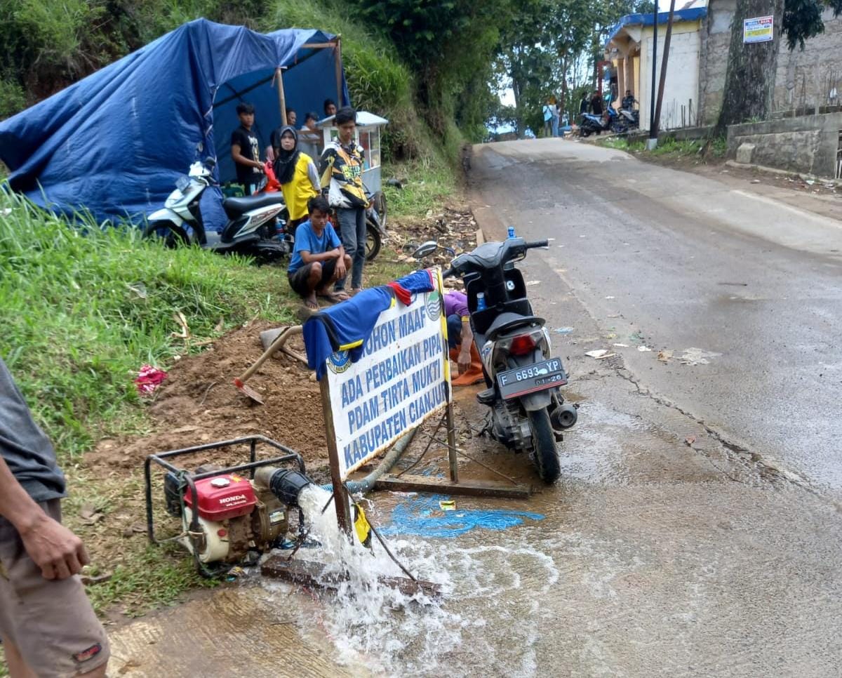 Pascagempa, Perumdam Tirta Mukti Cianjur Sebut Belum 100 Persen Pelanggan Menerima Air Kembali 