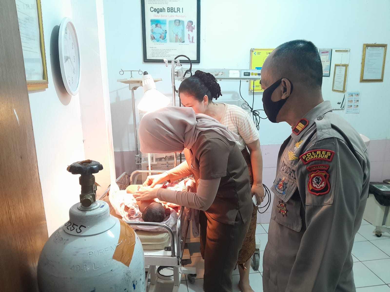 Bayi Laki-laki Ditemukan Warga di Kebun Bambu Cikalongkulon Cianjur 