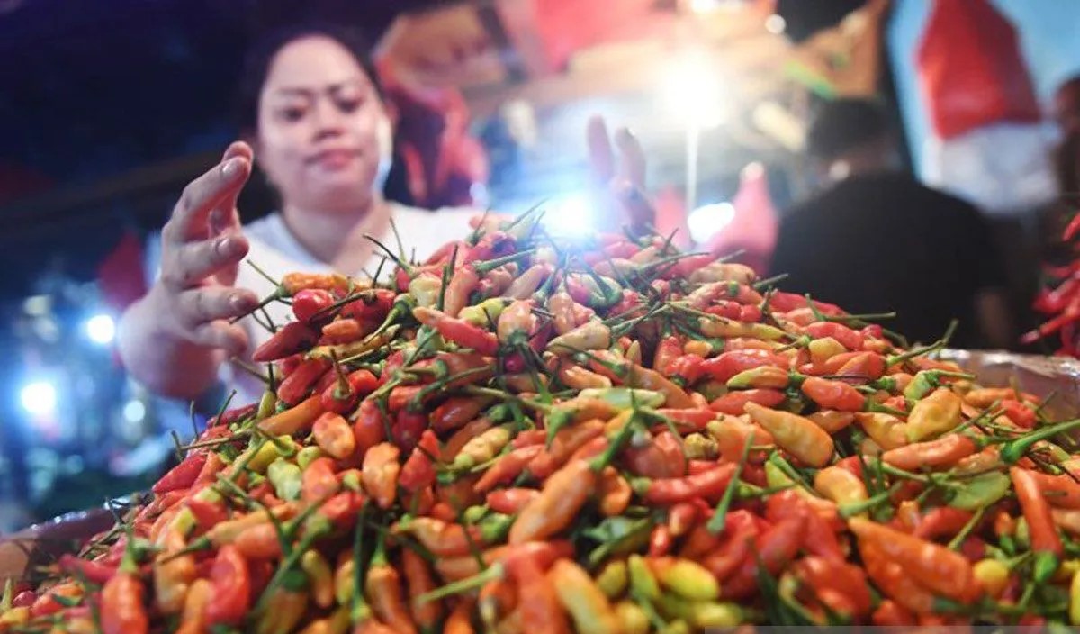 Jelang Nataru, Stok Pangan di Pasar Ciranjang Cianjur Dipastikan Aman