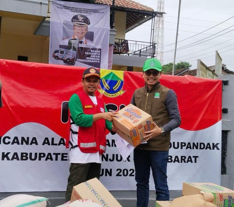 Kang Lepi Salurkan Bantuan untuk Korban Bencana Alam di Cianjur Selatan 