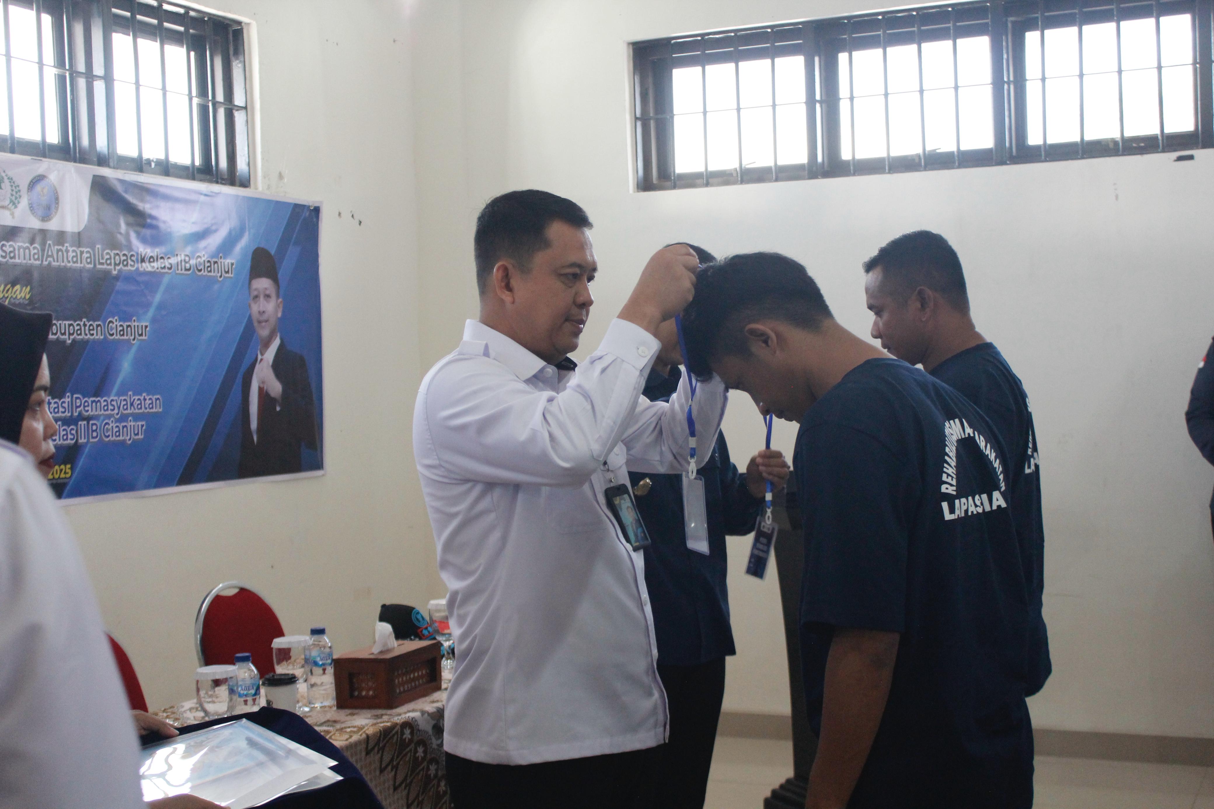 Lapas-BNNK Cianjur Teken Kerjasama Rehabilitasi Warga Binaan