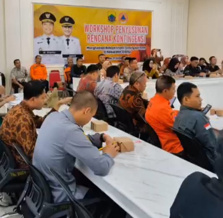 Dibuka Sekda Cianjur, BPBD Gelar Workshop Penyusunan Rencana Kontijensi