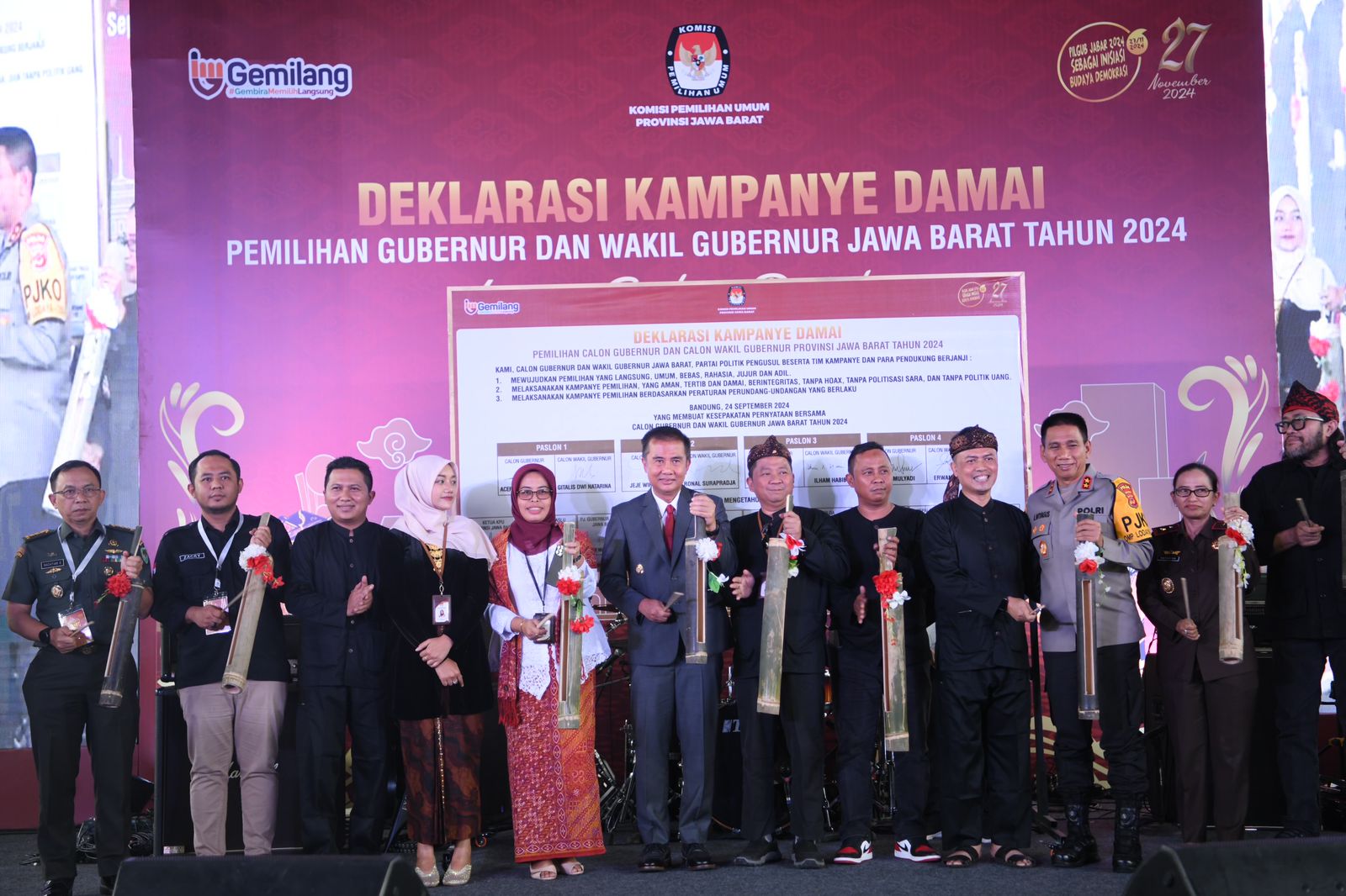 Bey: Mari Wujudkan Pemilihan Gubernur Jabar 2024 sebagai Pesta Demokrasi Damai dan Sportif