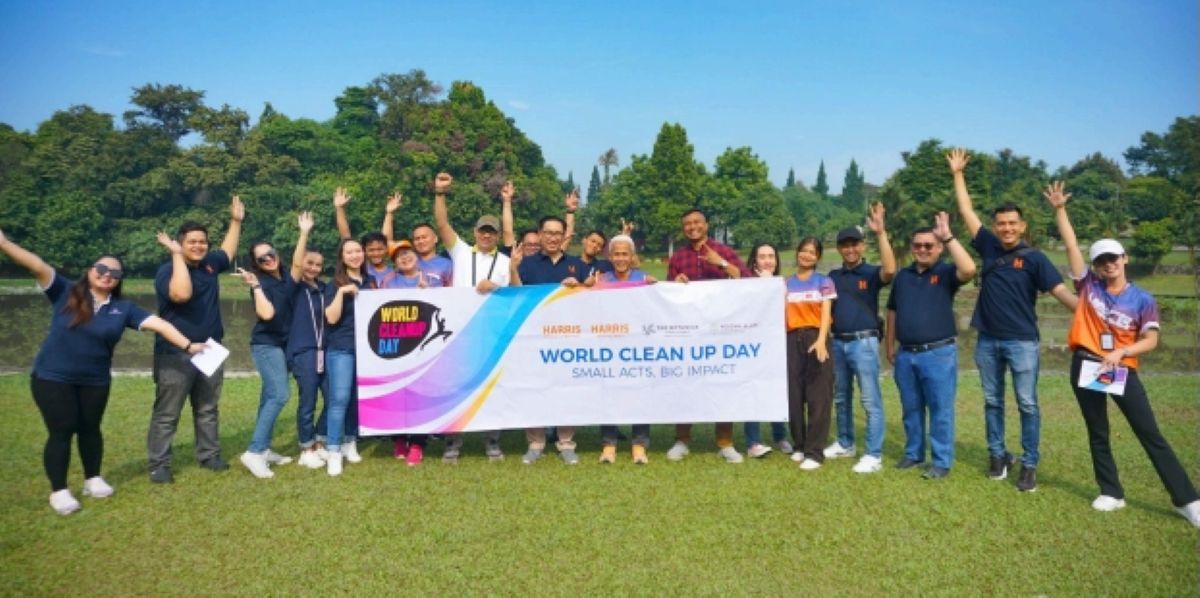 Peringati World Clean Up Day, The Ascott Limited Regional Bogor Gelar Bersih-bersih di Kebun Raya Cibinong