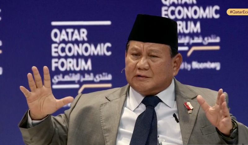 Di Qatar Economic Forum, Prabowo Tegaskan RI Bukan Negara Proteksionis