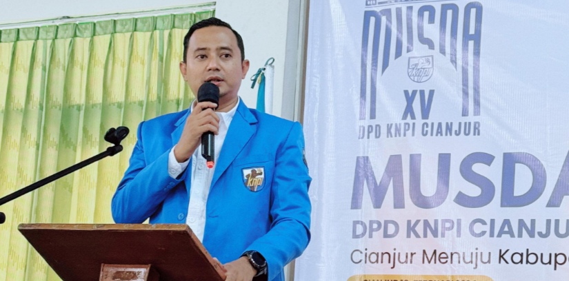 Terpilih Aklamasi, Muhammad Riksa Iman Pribadi Kembali Nakhodai KNPI Cianjur 