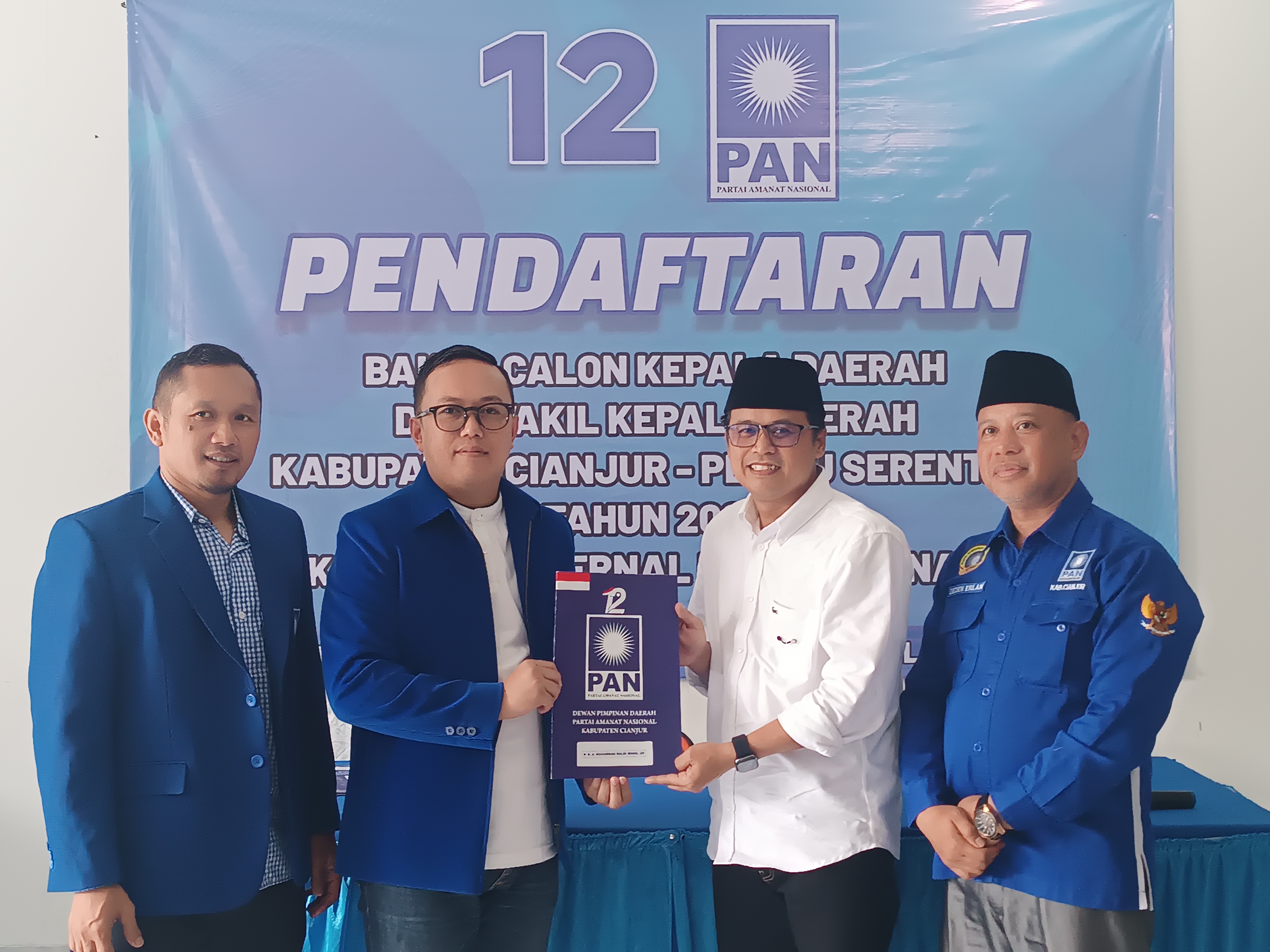 Selain Demokrat dan PKB, Haji Ibang Juga Daftar Bakal Calon Kepala Daerah ke PAN Cianjur