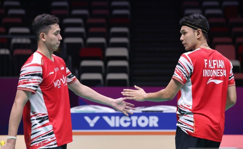 Fajar/Rian Bawa Indonesia Unggul 1-0 Atas Inggris di Piala Sudirman