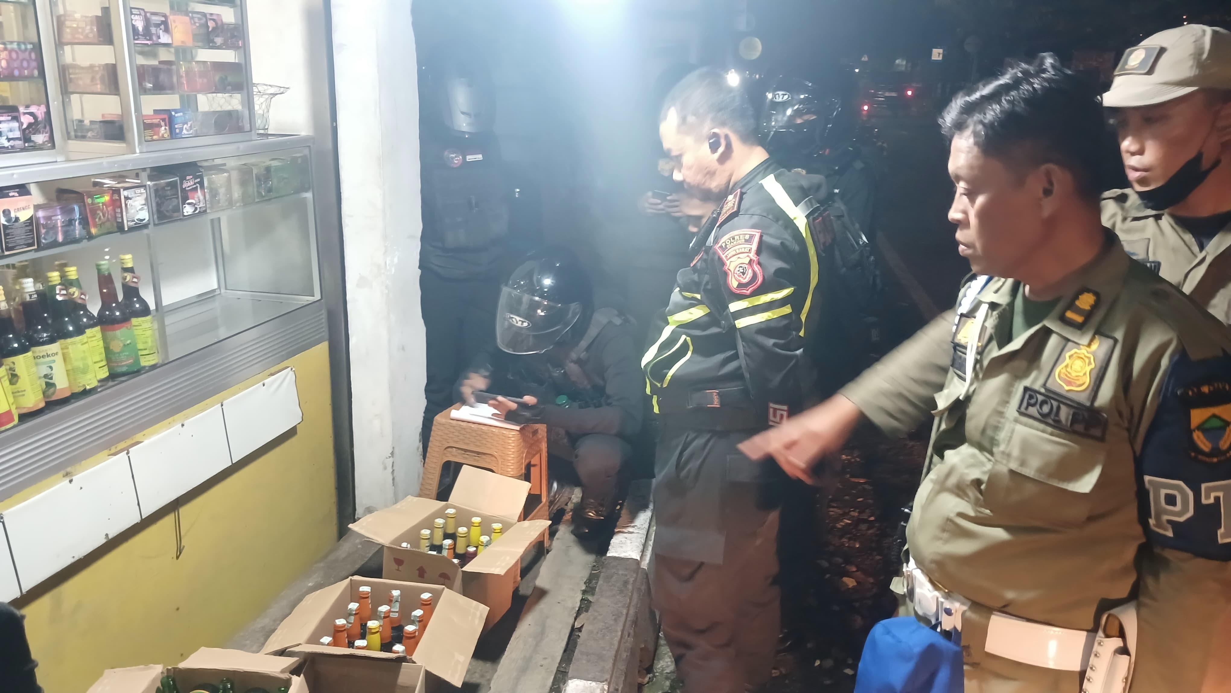 Polres Cianjur Gencarkan Razia Miras Jelang Puasa Ramadan