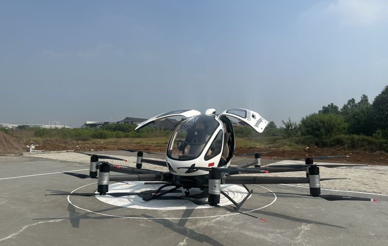 Taksi Terbang EHang 216-s Kantongi Izin Bawa Penumpang di Jakarta