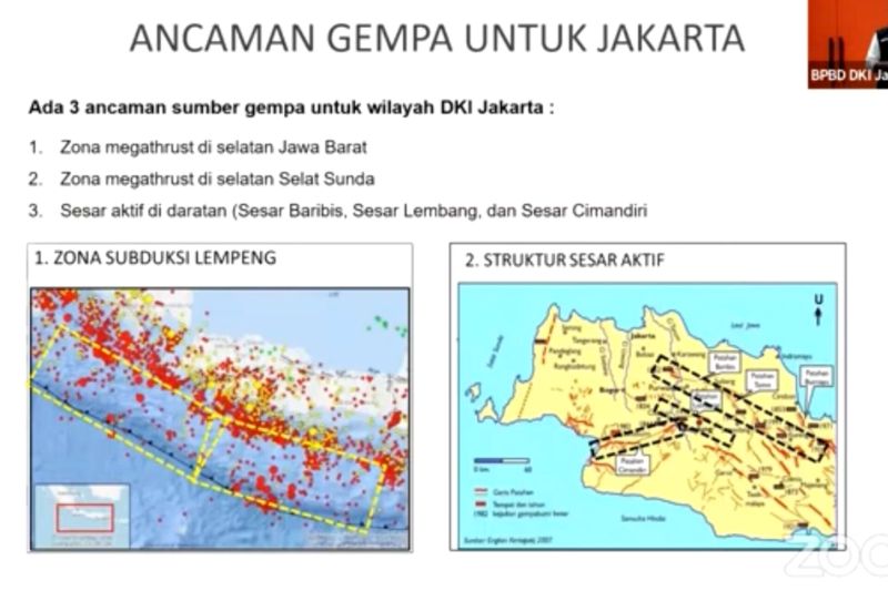 BPBD DKI Jakarta Ungkap Tiga Sumber Ancaman Gempa di Jakarta