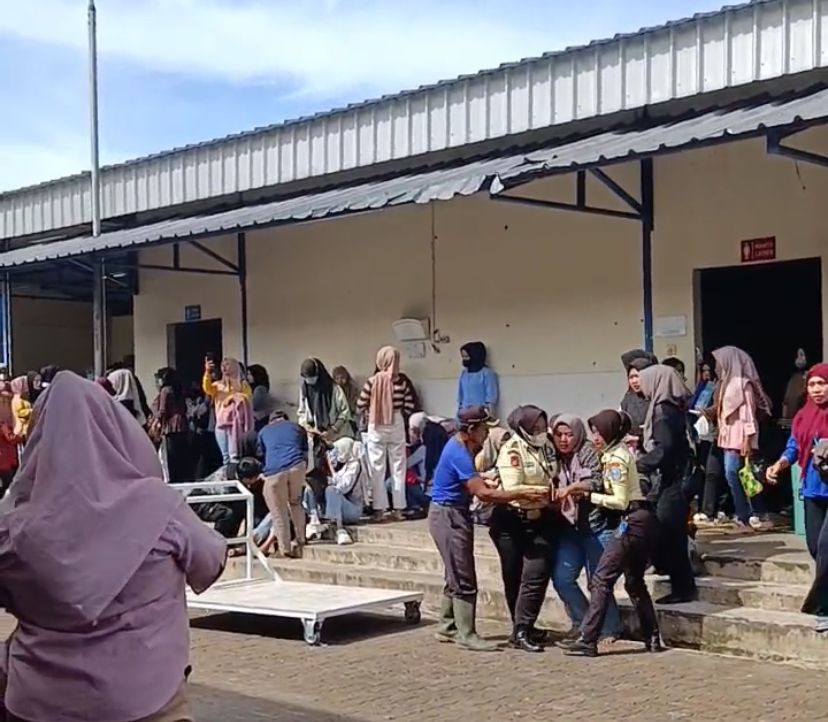 Belasan Karyawan PT Aurora Cianjur Alami Kesurupan, Aktivitas Sempat Ricuh Selama Satu Jam