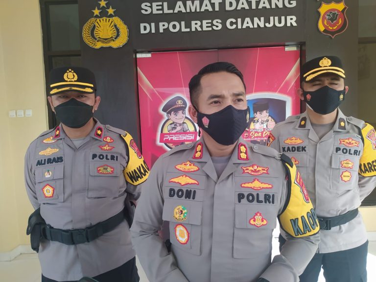 Cegah Kemacetan, Polres Cianjur Terapkan Rekayasa Lalulintas