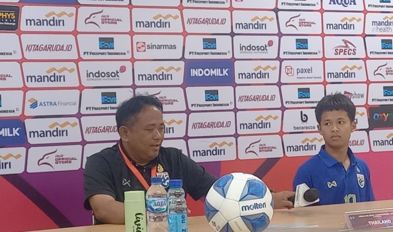 Pelatih Timnas U-16 Thailand Sebut Laga Final AFF Tidak Mudah