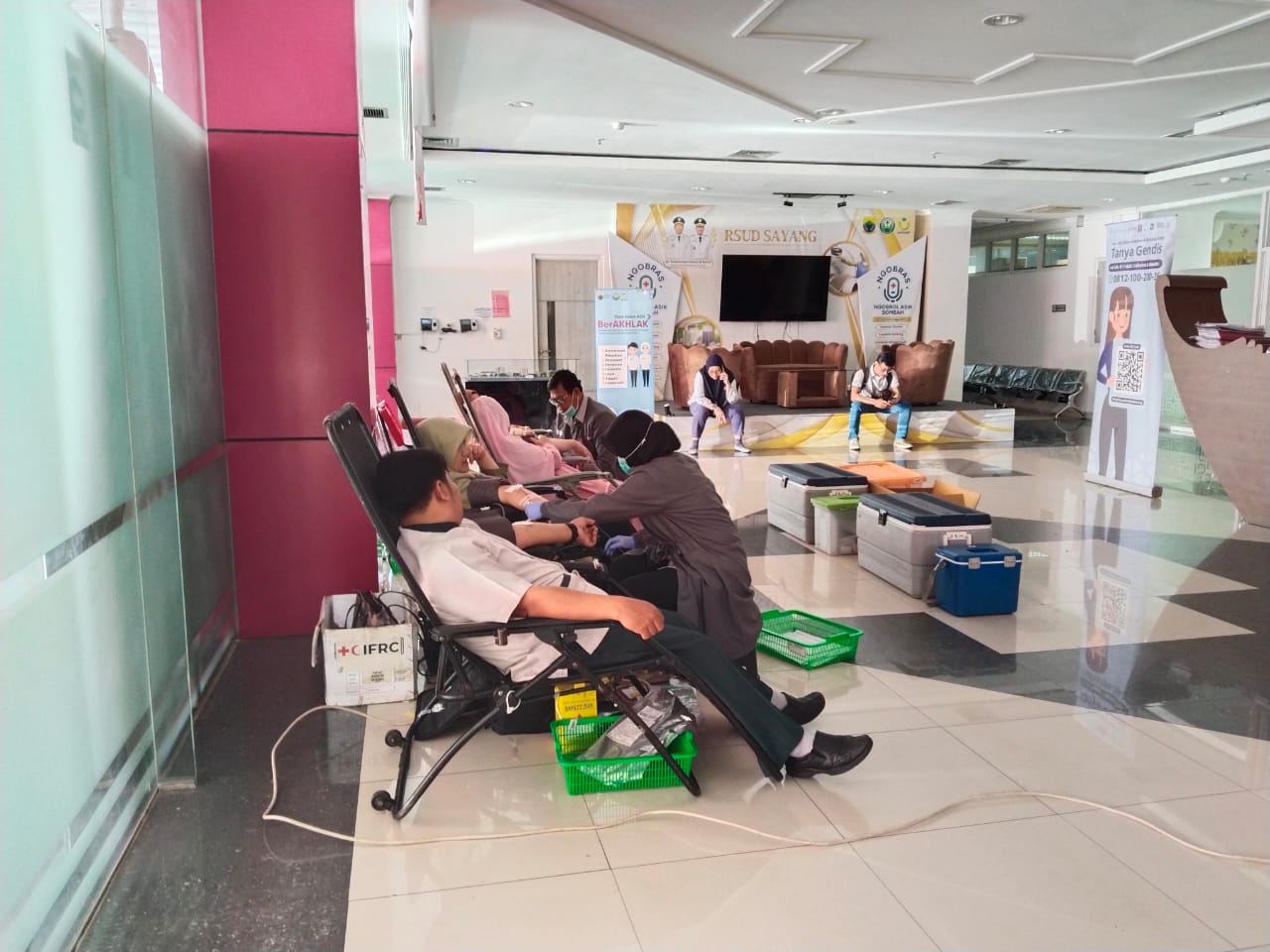 RSUD Sayang Cianjur Gelar Donor Darah, Terkumpul Puluhan Kantong Darah