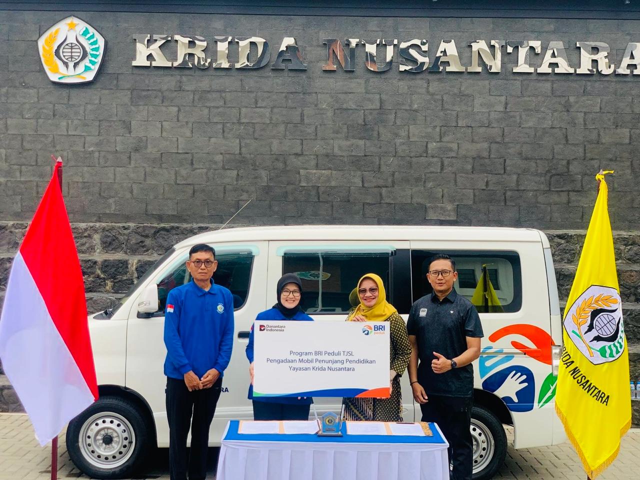 BRI Peduli Salurkan Bantuan Kendaraan Penunjang Pendidikan untuk Yayasan Krida Nusantara