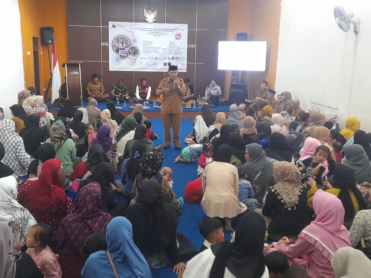 246 Keluarga Terima PMT,  P2KBP3A Cianjur: Fokus Turunkan Angka Stunting 