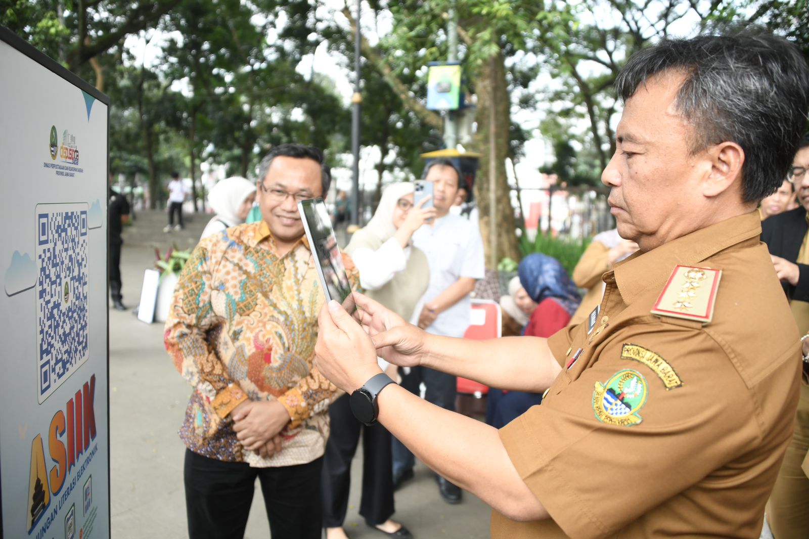 Sekda Herman Suryatman Luncurkan Platform ASIIK Perpustakaan Digital 