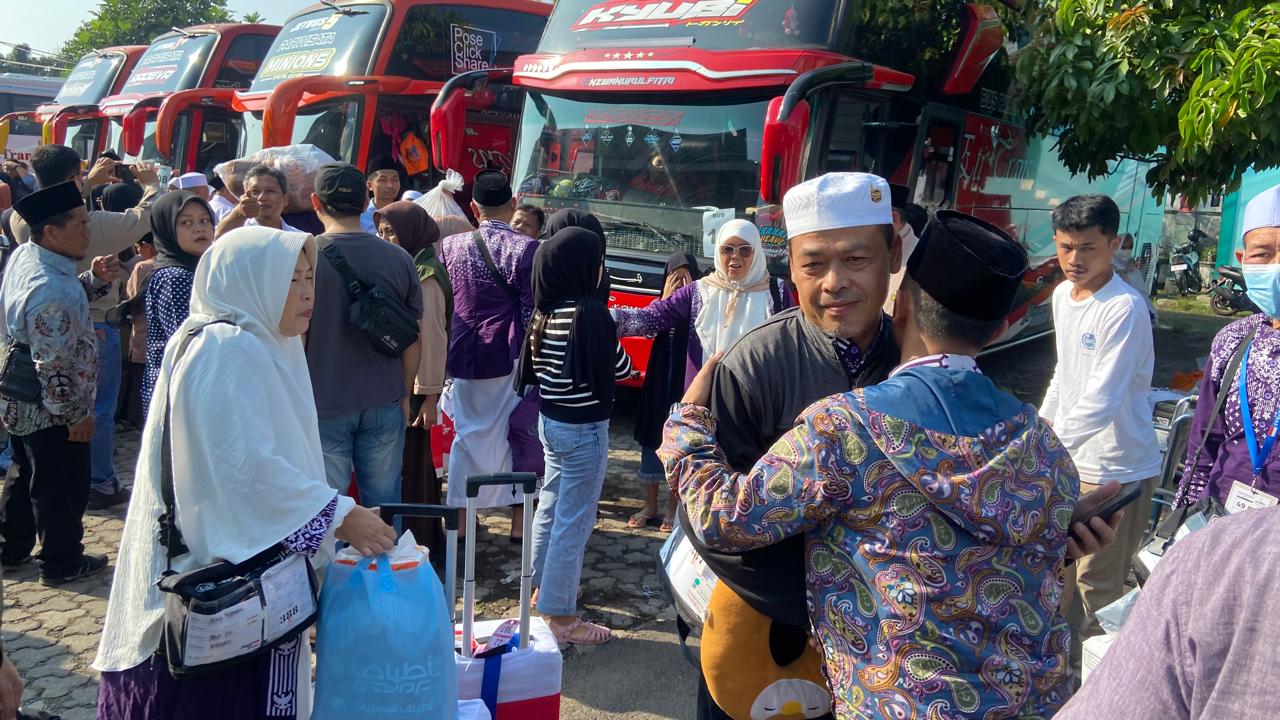 Kloter Kedua Jemaah Haji Cianjur Tiba di Asrama Kemenag