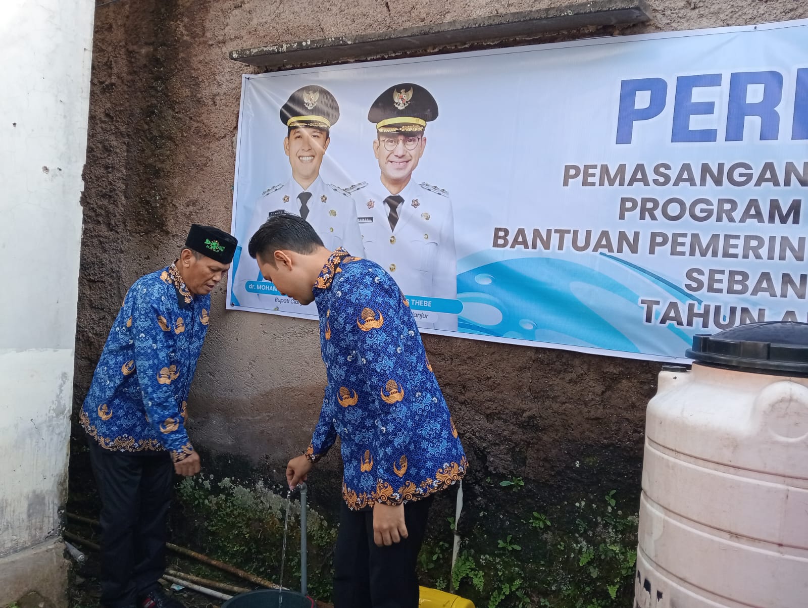 Perumdam Tirta Mukti Cianjur Gratiskan Ribuan Sambungan Rumah Baru