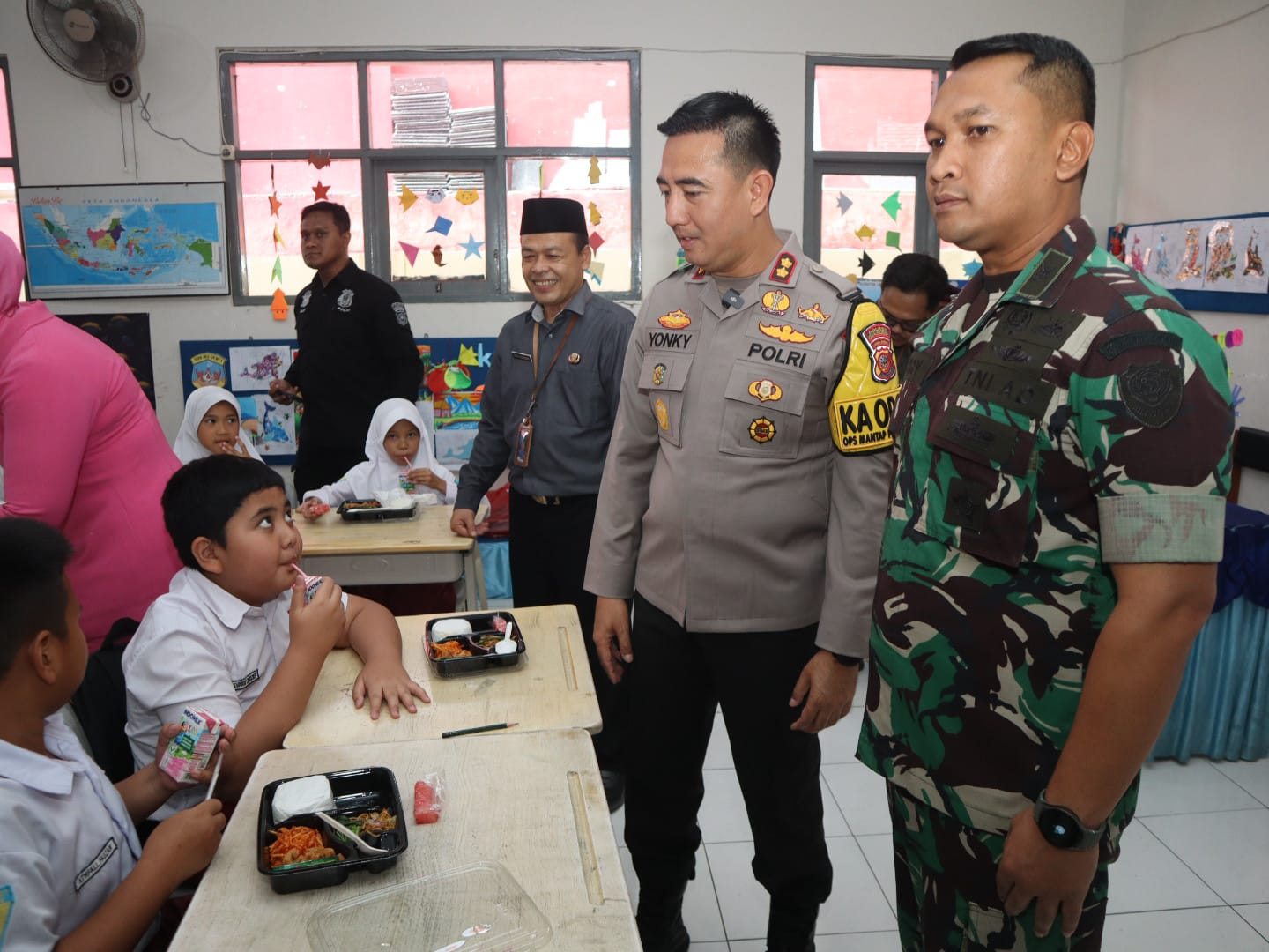 Polres, Kodim 0608 dan Pemkab Cianjur Kolaborasi Laksanakan Simulasi Program Makan Bergizi Gratis 