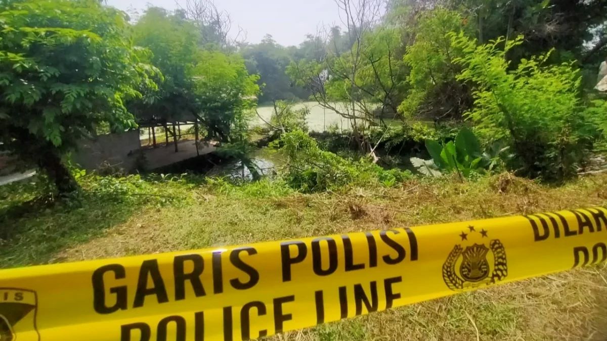 Lokasi Penangkaran Sementara Buaya Lepas di Cianjur Dipasang Garis Polisi