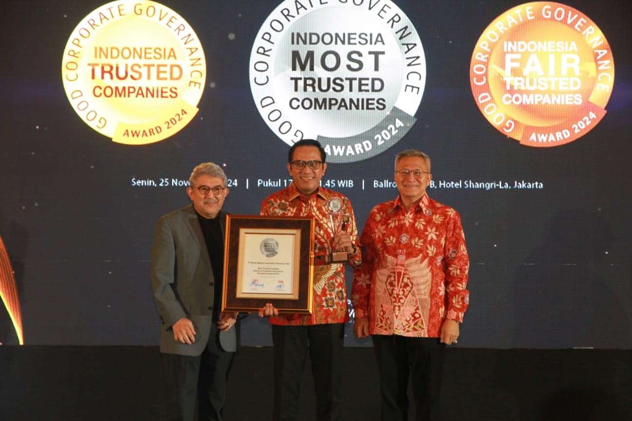 ?Unggul Dalam Tata Kelola, BRI Dinobatkan Sebagai The Most Trusted Company 2024