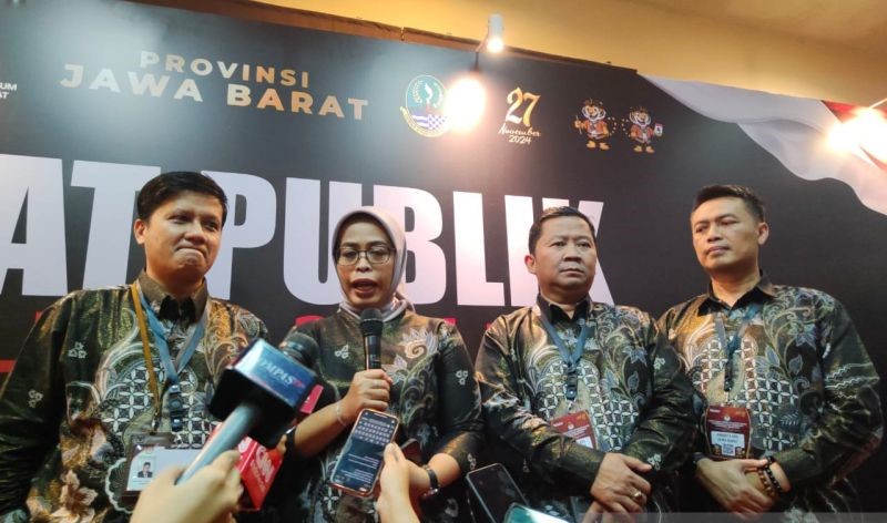 KPU Jabar Evaluasi Siaran Debat Pilkada Berseliweran Komentar Judol