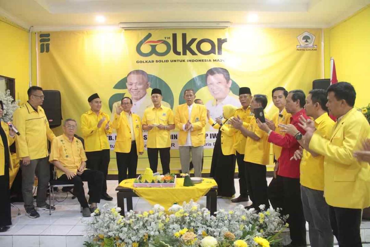 Peringati HUT ke-60, DPD Golkar Cianjur Gelar Syukuran Sekaligus Konsolidasi 