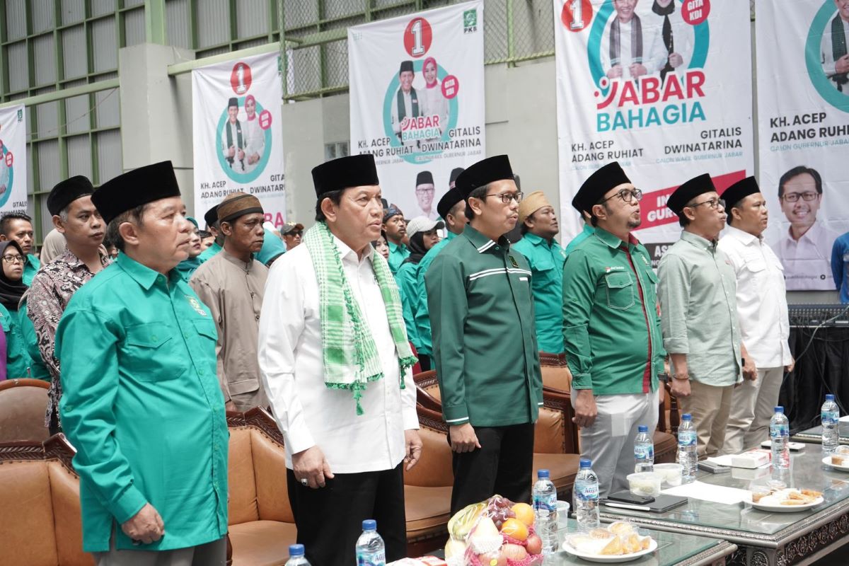 Miliki Basis Pesantren, PKB Optimis Acep Adang - Gita Unggul di Kabupaten Cianjur