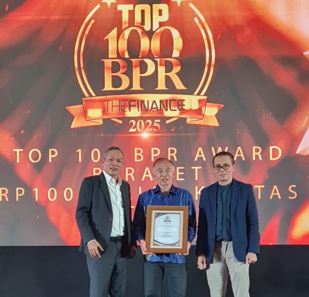 BPR Cianjur Jabar Ukir Prestasi, Sabet Penghargaan The Finance Top 100 BPR se Indonesia