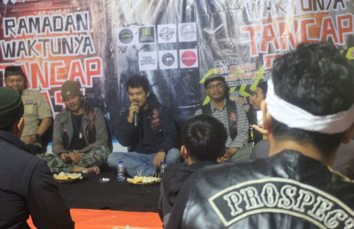 Bikers Brotherhood 1% MC Gelar Tausiah dan Bagi-bagi Takjil