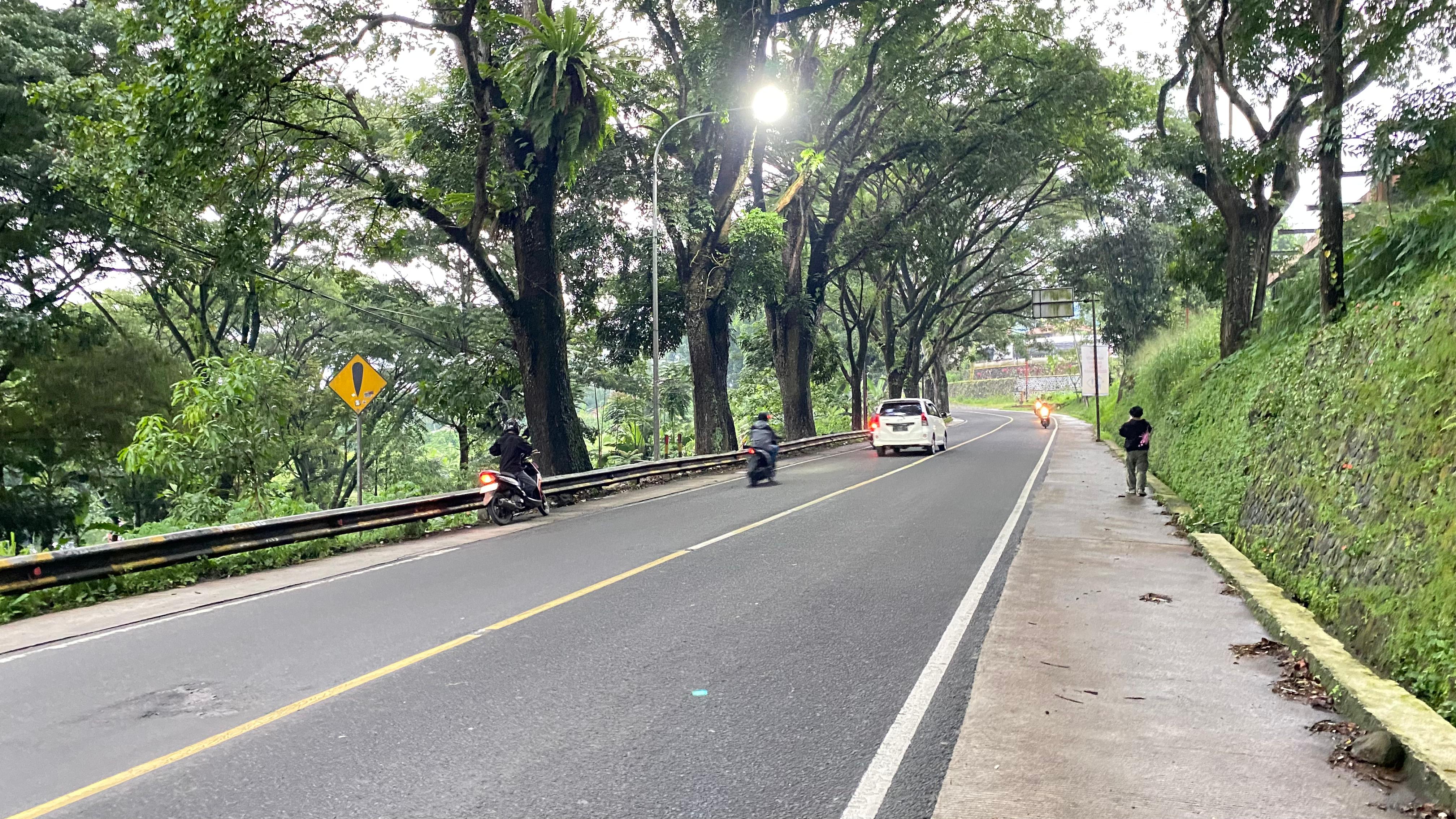 BPBD Cianjur Imbau Pengendara Hindari Berteduh di Bawah Pohon Saat Cuaca Ekstrem